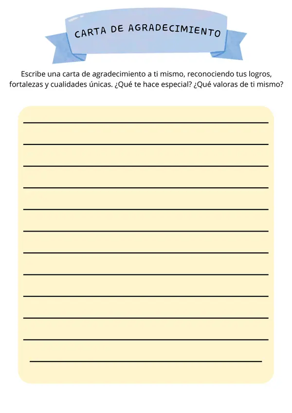 Cuadernillo de la gratitud