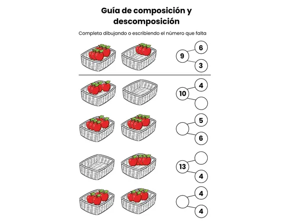 Composición y descomposición de números del 1 al 20