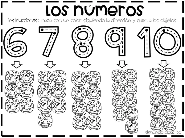 Mí cuadernillo de números 