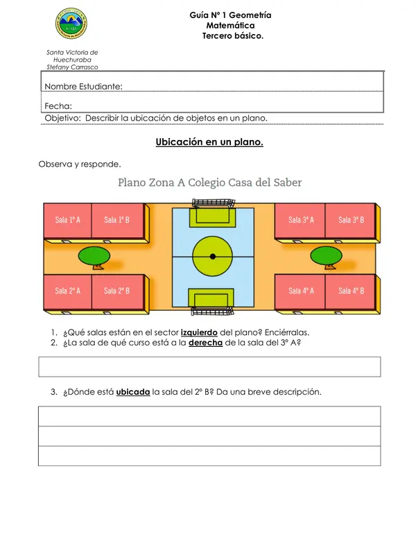 Ubicación en un plano