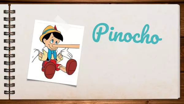 Cuento "Pinocho" Comprensión lectora