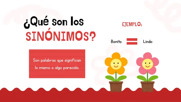 Sinónimos y antónimos 📘✏️