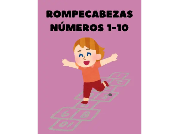 Rompecabezas números 1-10