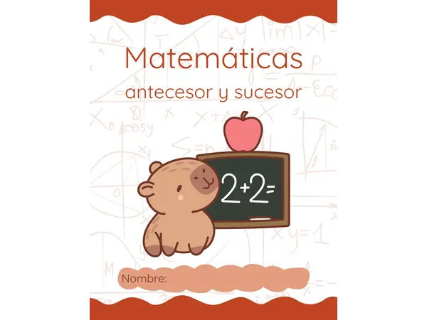 Actividad Matemática: Antecesor y Sucesor con Capibaras 🧮🦫