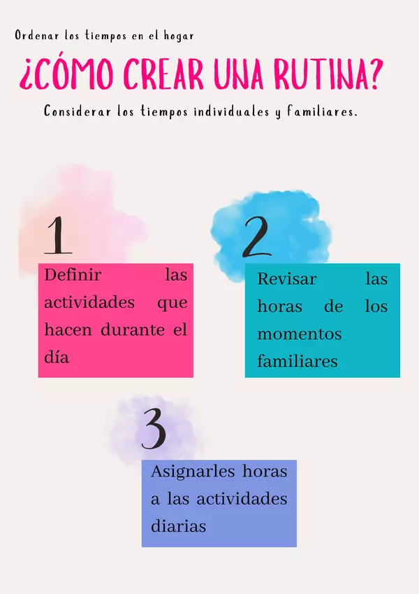 Creación de una rutina