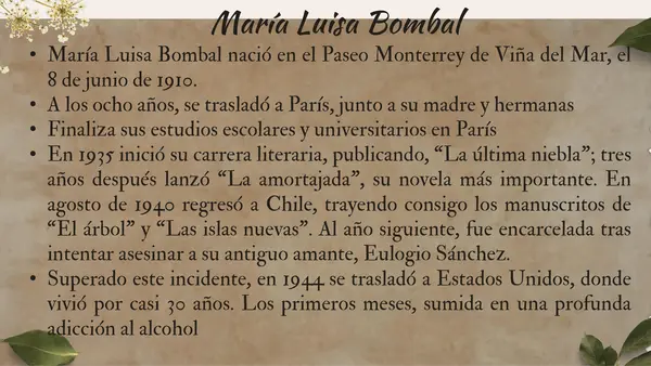 Contextualización libro "La última niebla"