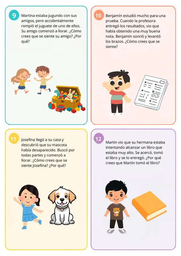 Teoría de la mente y comprensión para niños