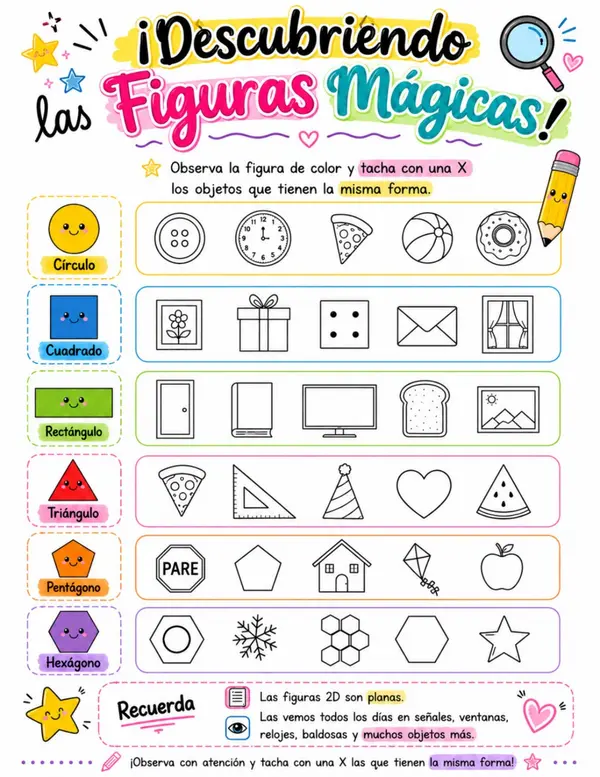 Figuras Mágicas: Pack Completo de Figuras Geométricas 2D