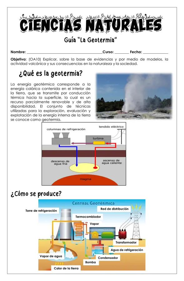 Guía - La geotermia