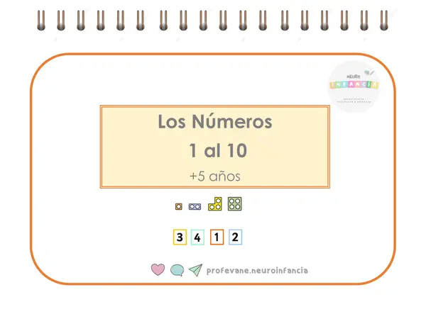 Cuadernillo de Números para termolaminar