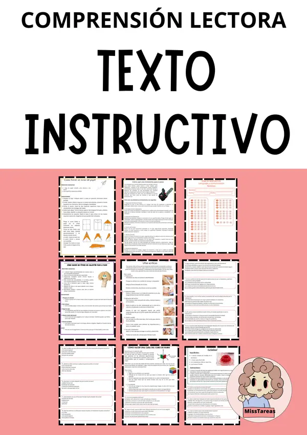 Comprensión lectora 2: Textos instructivos SIMCE