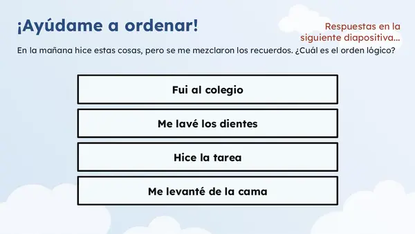 6° Secuenciar y Comparar Información 