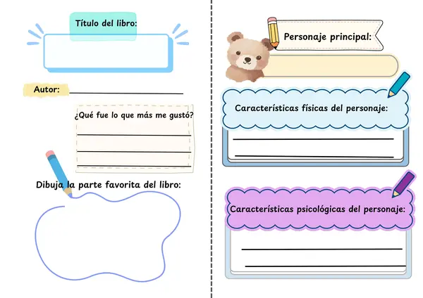 Pasaporte lector "El oso que leía niños