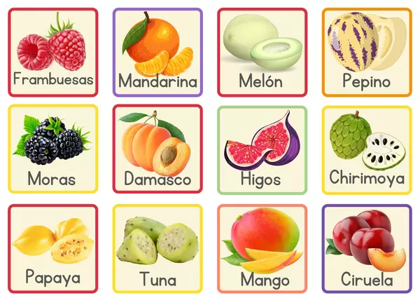 Memorice de frutas