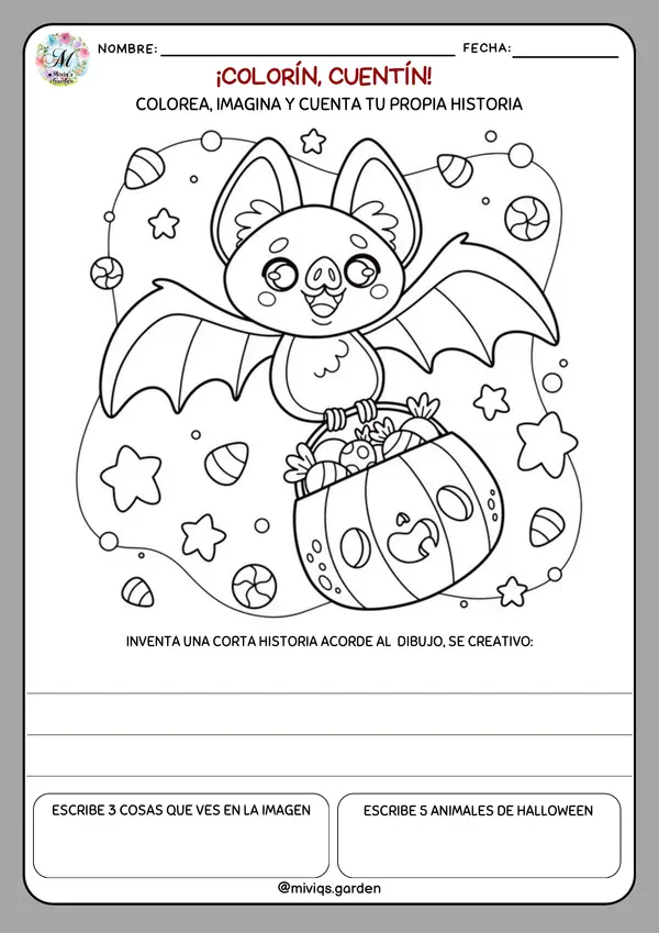 Colorin Cuentin (20 páginas de Halloween)