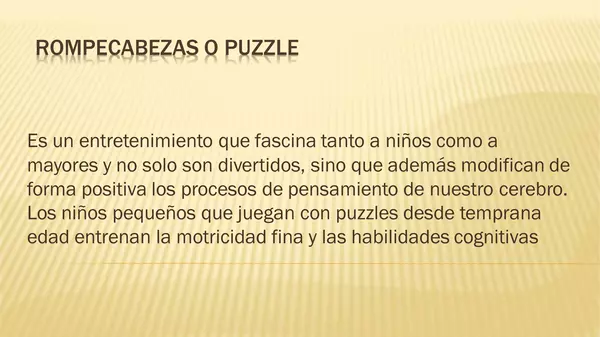 Rompezabezas o puzzle