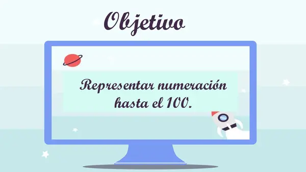 Numeración hasta el 100 con representación