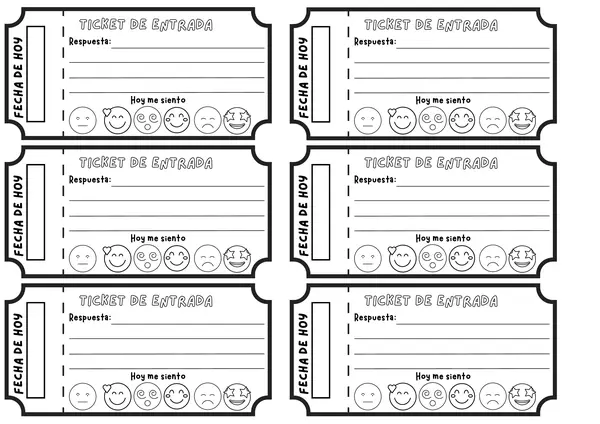 TICKET DE ENTRADA