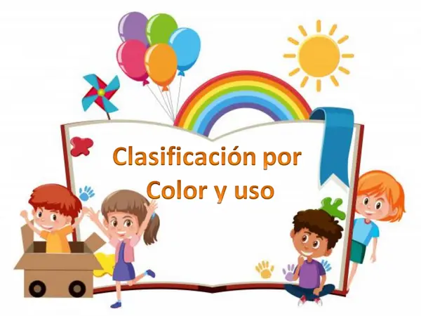 clasificación por colores y uso