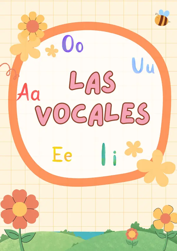CUADERNILLO DE VOCALES CUTE
