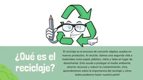 Presentación Día del Reciclaje EDITABLE