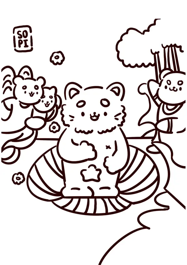 Obras de arte al estilo Kawaii