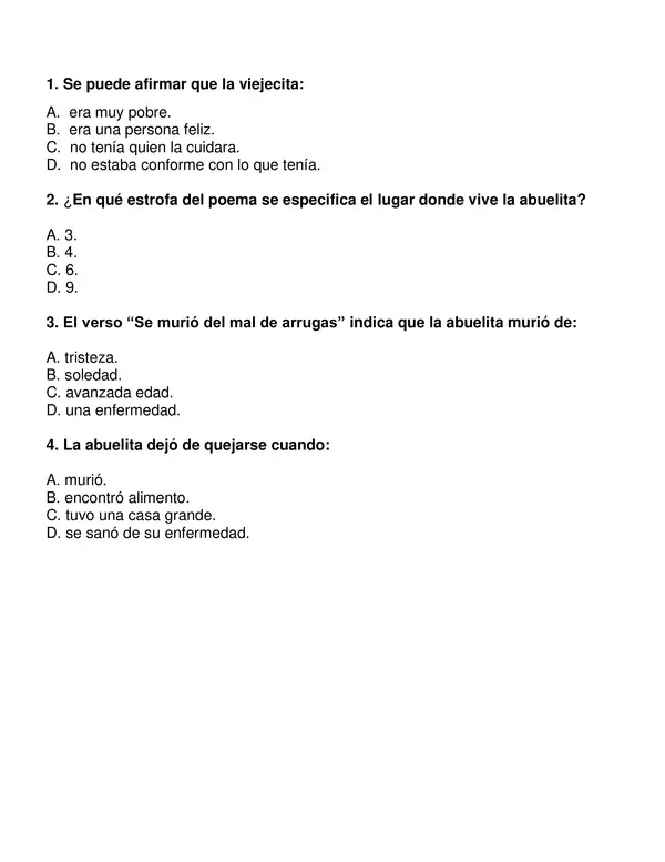 Evaluación Primer Semestre lenguaje tipo Simce, Tercer año