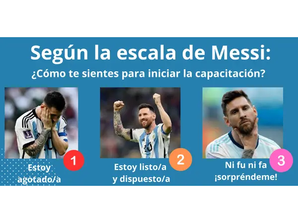 Escala de emociones de Messi