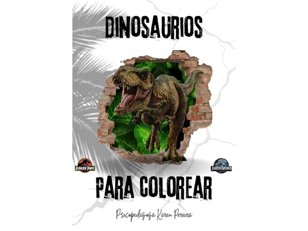 LIBRO PARA COLOREAR DINOSAURIOS