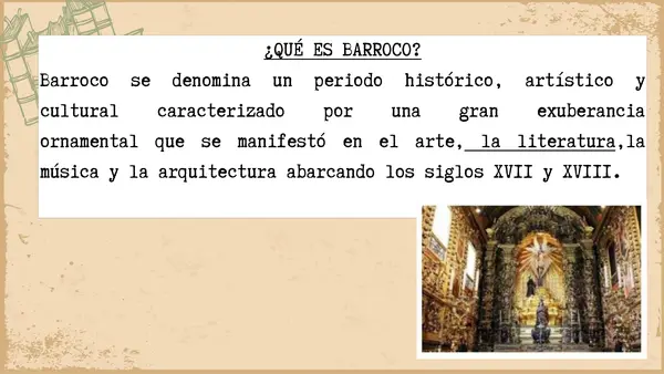 Literatura del Barroco