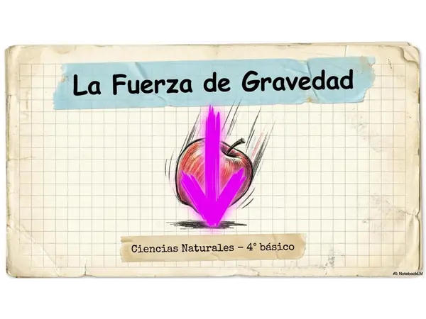 Clase 5: Fuerza de Gravedad | Diapositivas Ciencias 4° Básico