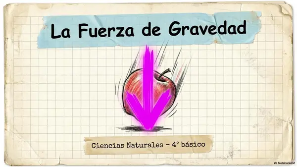 Clase 5: Fuerza de Gravedad | Diapositivas Ciencias 4° Básico