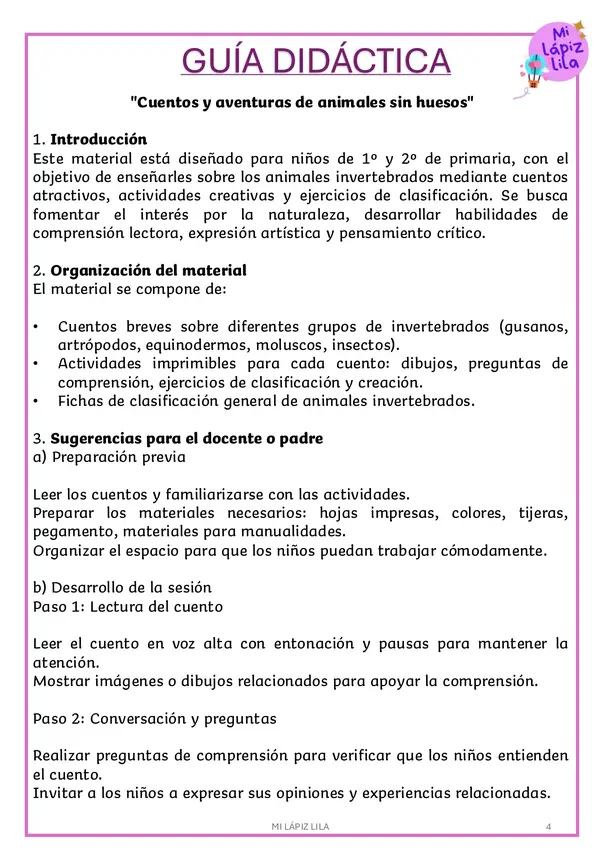 AVENTURAS Y CUENTOS DE LOS ANIMALES SIN HUESOS