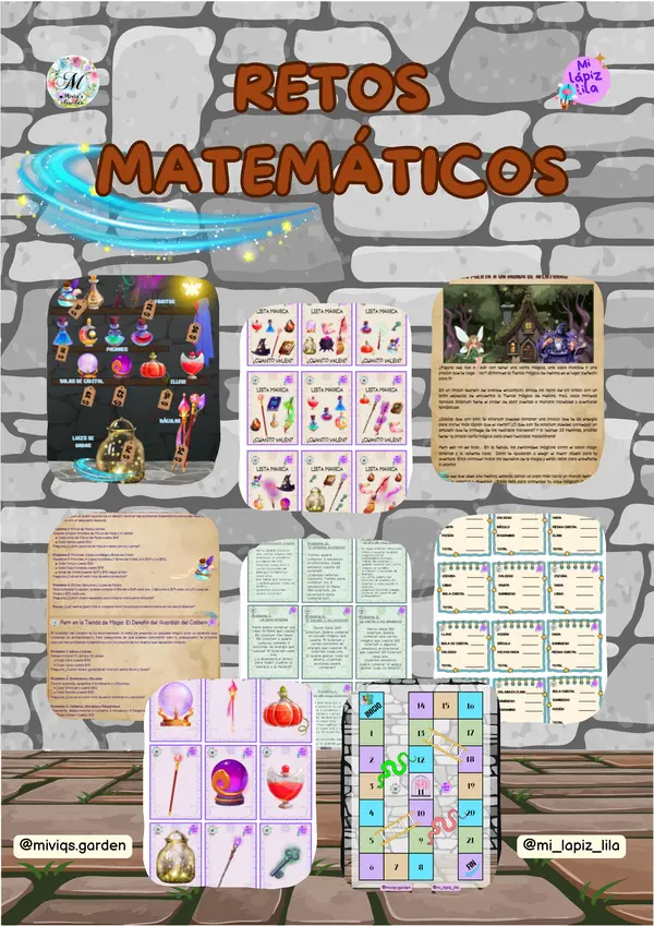 Juego Matemático: La tienda Mágica (Operaciones)