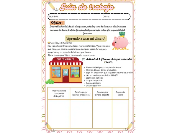 Manejo de dinero 