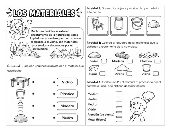 Los materiales