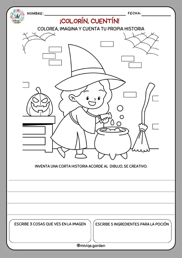 Colorin Cuentin (20 páginas de Halloween)