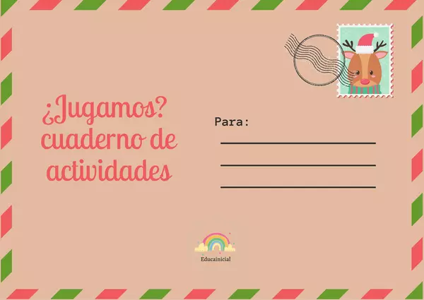 ¿Jugamos? Cuaderno de actividades Navideñas