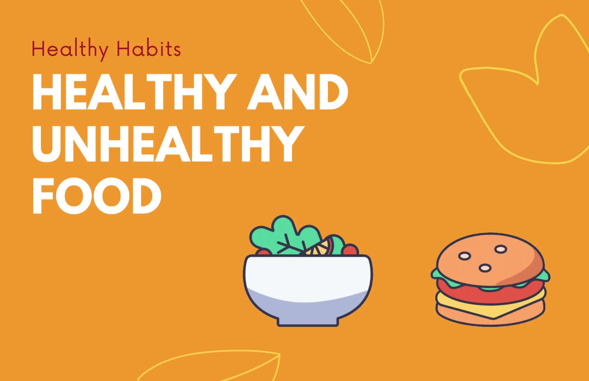 Healthy & Unhealthy food 
