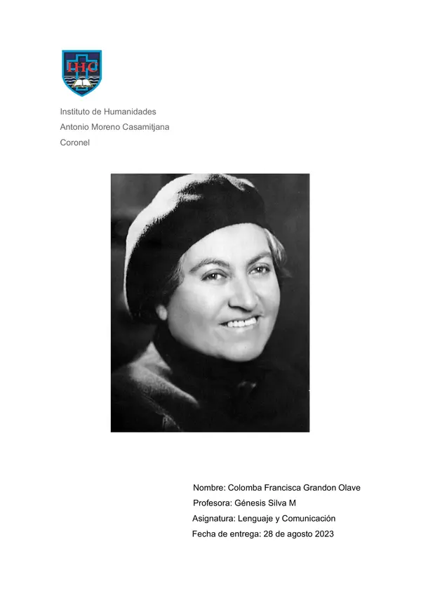 Gabriela mistral