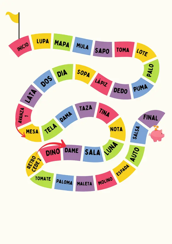 juego de mesa consonantes 