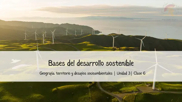 Bases del desarrollo sostenible