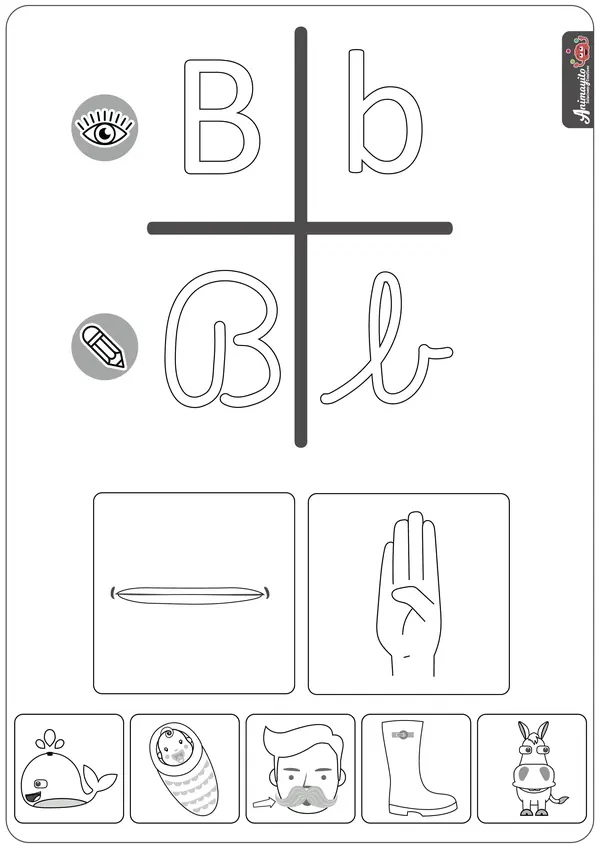 Alfabeto Inclusivo (abecedario) para colorear