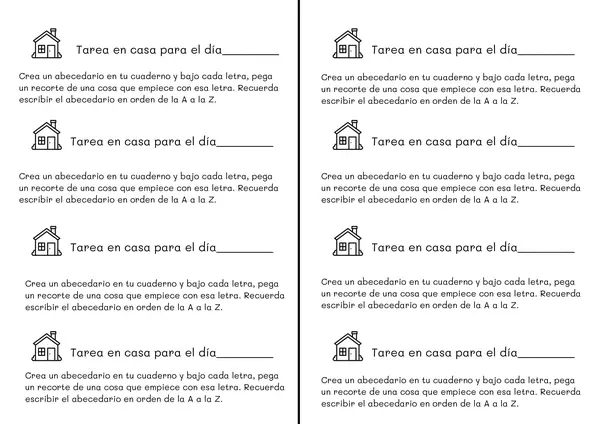 Tareas semanales lenguaje 2 básico