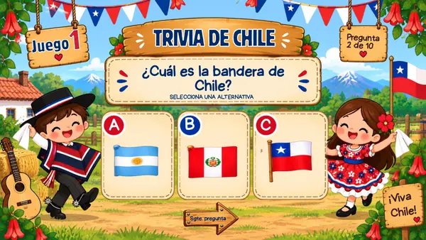 JUEGO 1 "¿Cuánto sabes de Chile?”