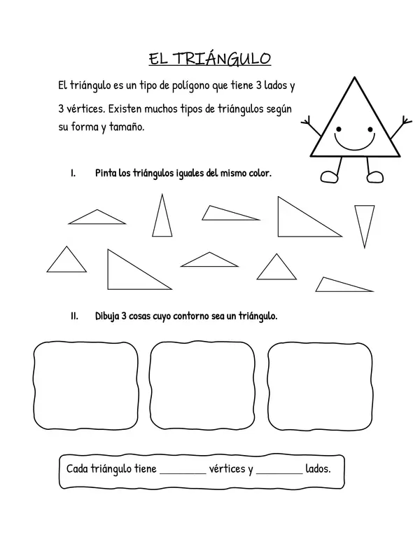 FIGURAS GEOMÉTRICAS: EL TRIÁNGULO