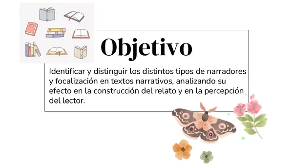 Tipos de Narradores y focalizaciones 3°M