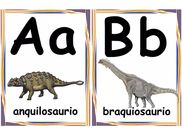 DINO ABECEDARIO 