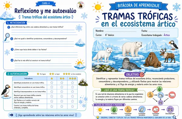 ❄️ Bitácora de aprendizaje: tramas tróficas del ecosistema ártico
