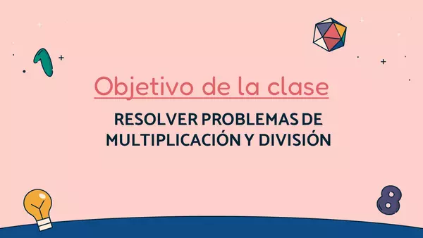 Problemas de multiplicación y división